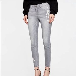 Zara Basic gray jeans.